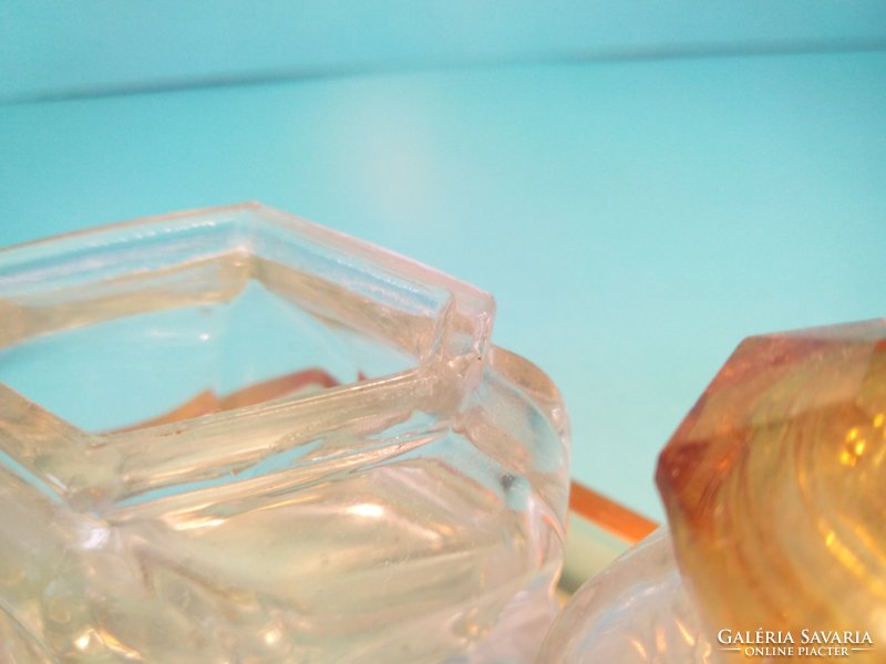 CSAK ENNYIÉRT!!! Art Deco üveg fűszer szóró készlet fűszeres