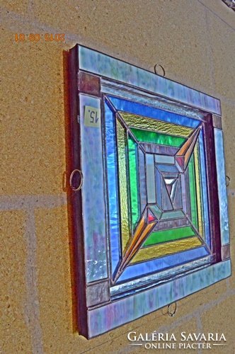 X. Vasarely style .. Original 3d. Tiffany wall picture sale!