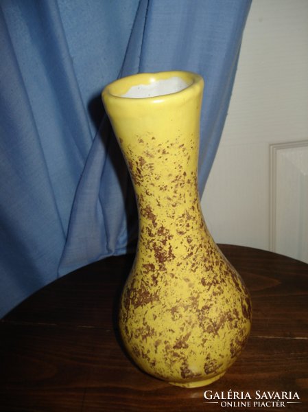 Jelzett retro iparművészeti kerámia váza 