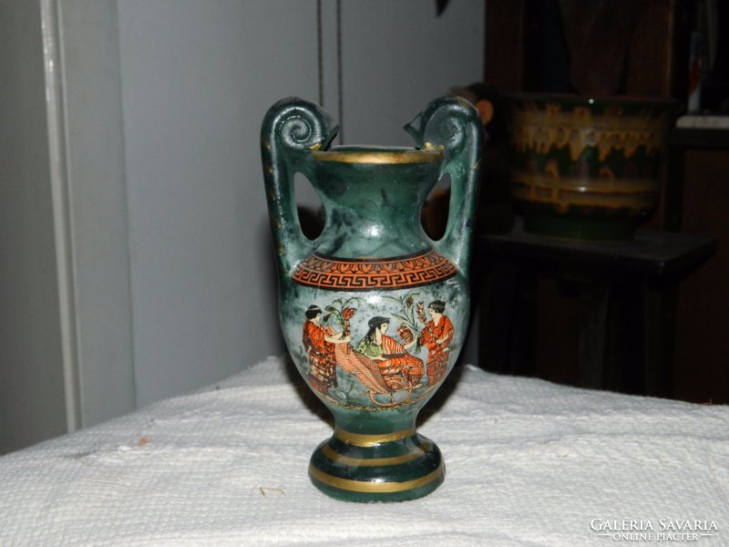 Greek bilobed vase