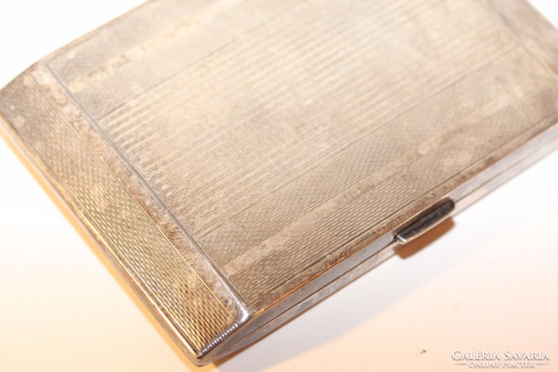 Cigarette case silver plated