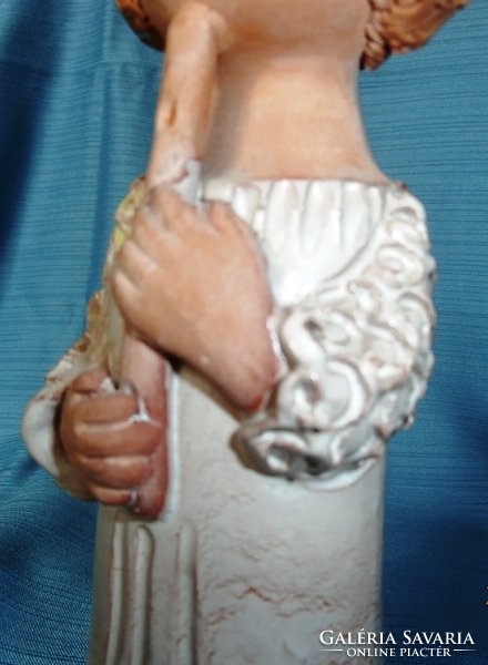 Antalfiné Szente Katalin jelzett figurás kerámia szobor