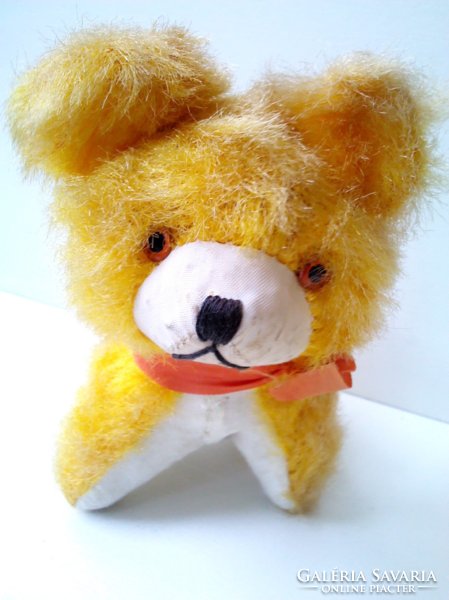 Old marked Japanese mohair dog