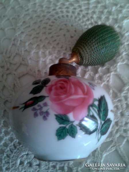 Old, marked porcelain perfume bottle