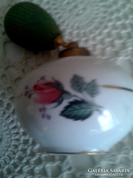 Old, marked porcelain perfume bottle