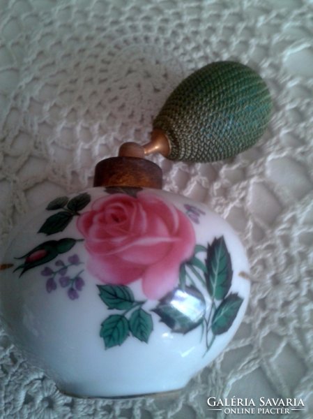 Old, marked porcelain perfume bottle