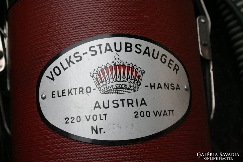 Volks-Staubsauger retro osztrák porszívó