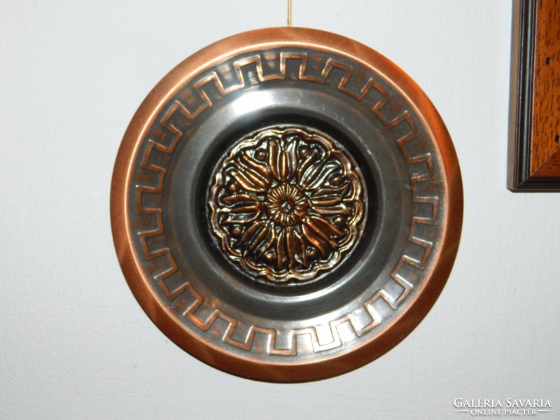 Applied art wall copper plate