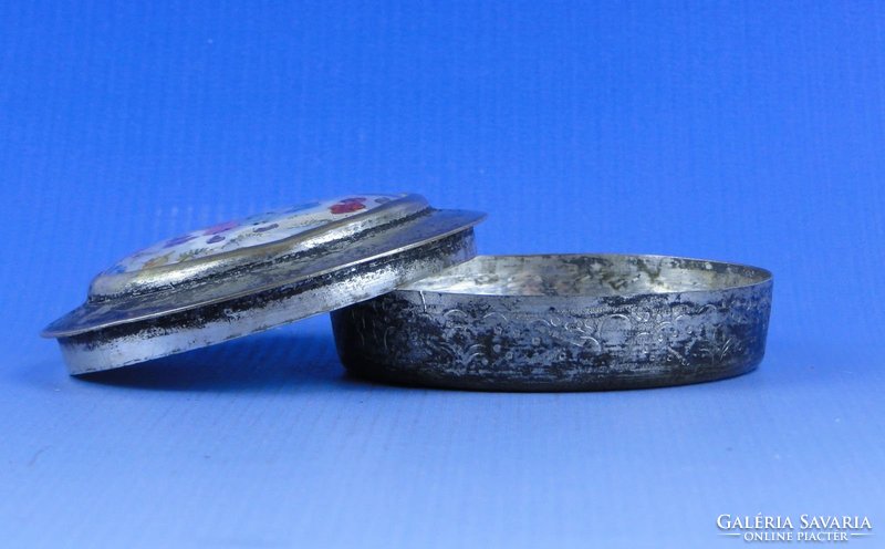 0D637 Régi kagylóberakásos kínai gyűrűtartó