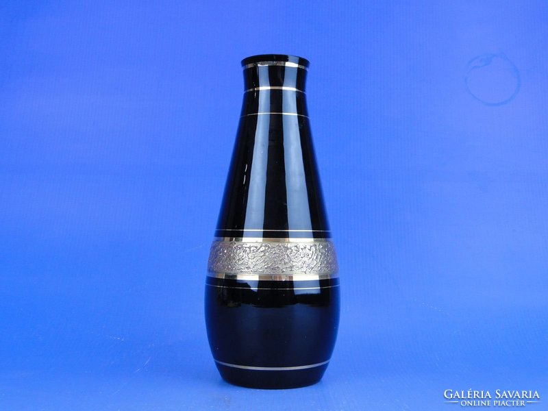 0D609 Retro aranyozott üveg váza díszváza