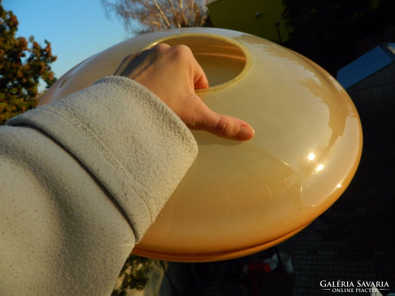 Csodás antik kézzel csiszolt hatalmas üvegbúra