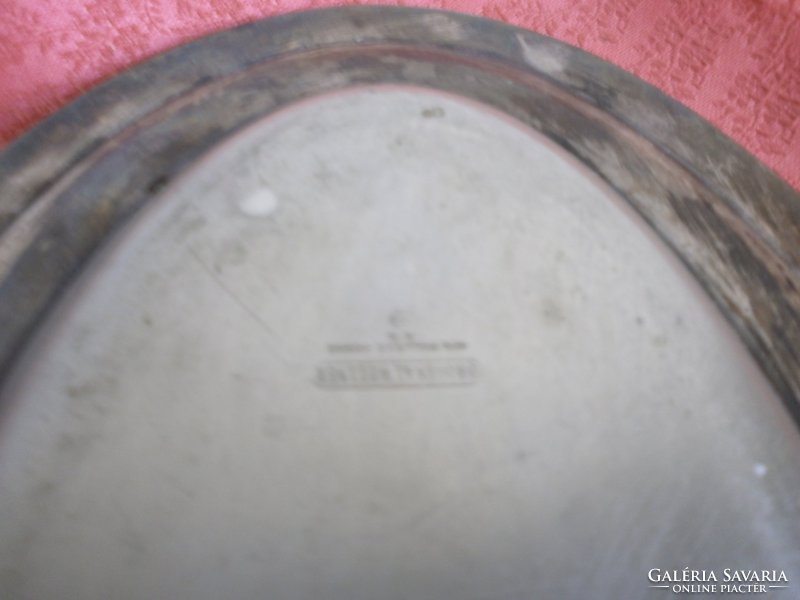 Antique original wellner silver plated oval bowl