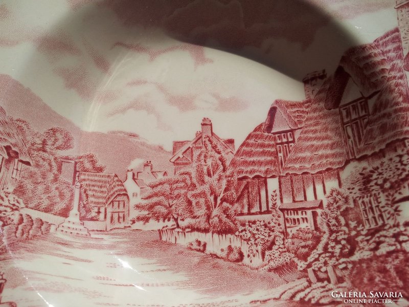English old english country faience plate