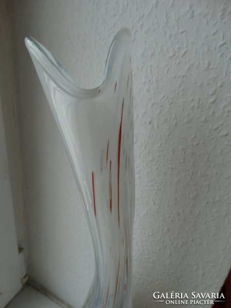 60 Cm high glass vase, floor vase