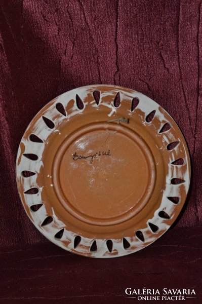 Kézműves fali tányér  ( DBZ0048 )