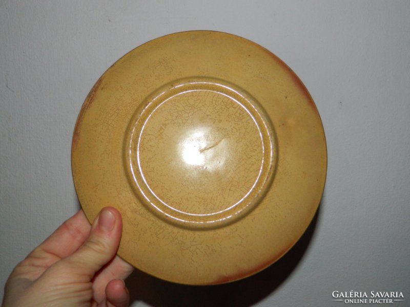Art Nouveau majolica decorative bowl - plate