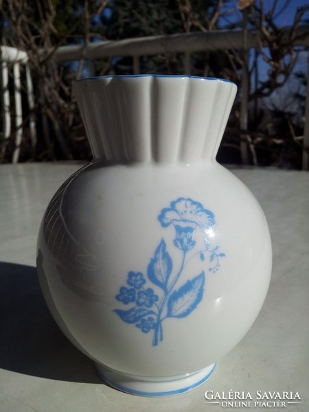 Antique floral Zsolnay vase