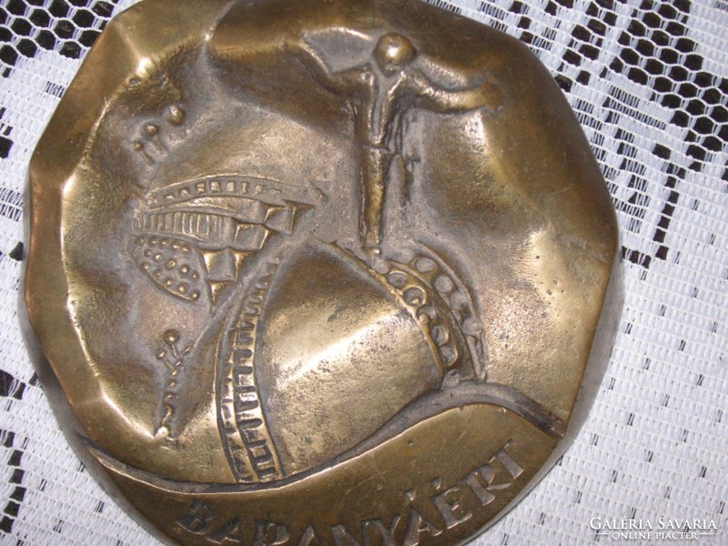 For Baranya, bronze relief