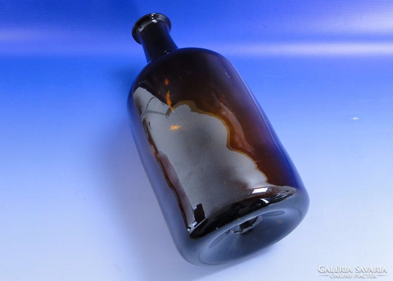 0E430 Régi nagyméretű gyógyszeres üveg palack