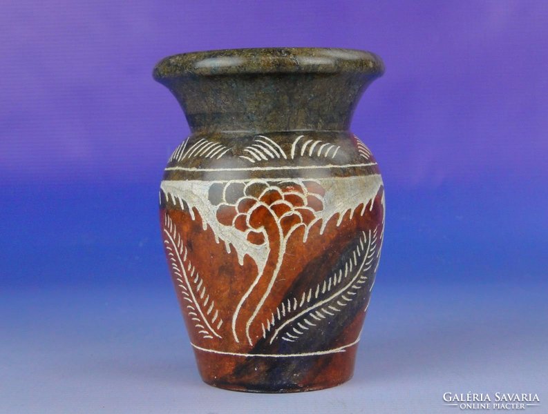 0E504 Kézzel festett márvány váza