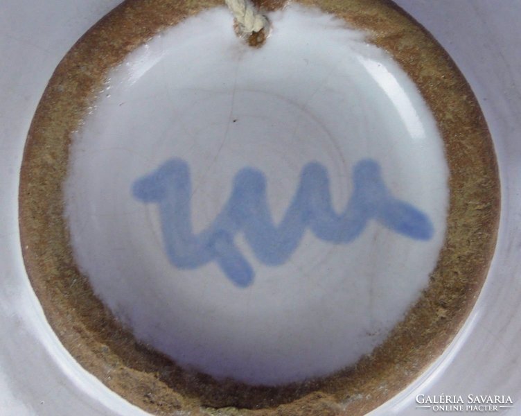 0E508 KRAJTSOVITS iparművészeti kerámia tál pár