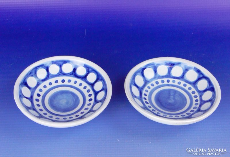 0E508 KRAJTSOVITS iparművészeti kerámia tál pár