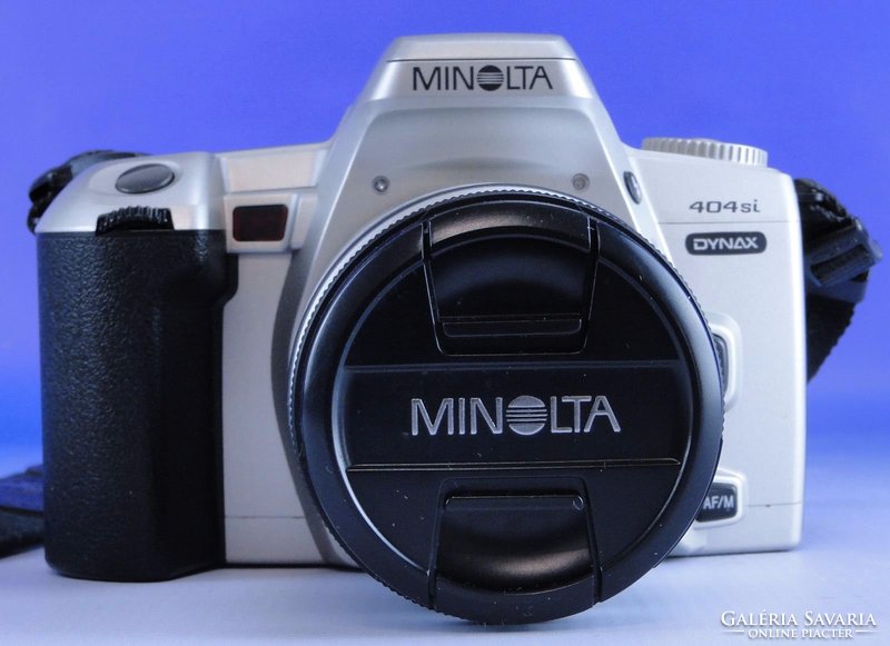 0E169 MINOLTA 404SI analóg fényképezőgép tokjában