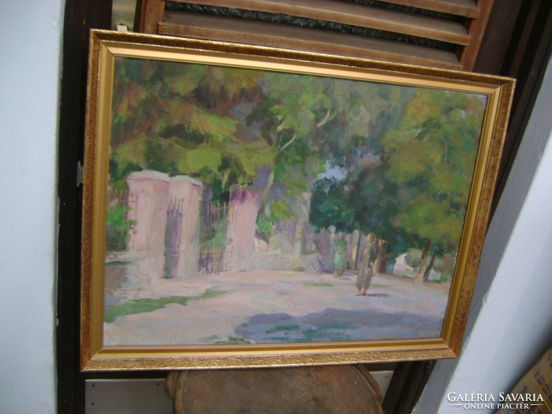 Dobos Lajos: Tokaj  1956 - festmény eladó