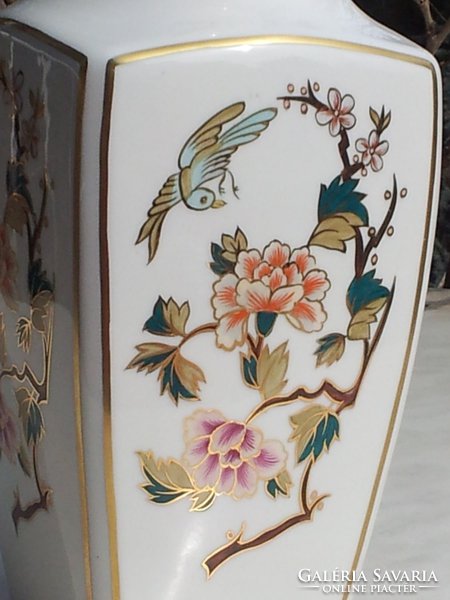 Raven's house vase with Japanese motif, 30 cm!