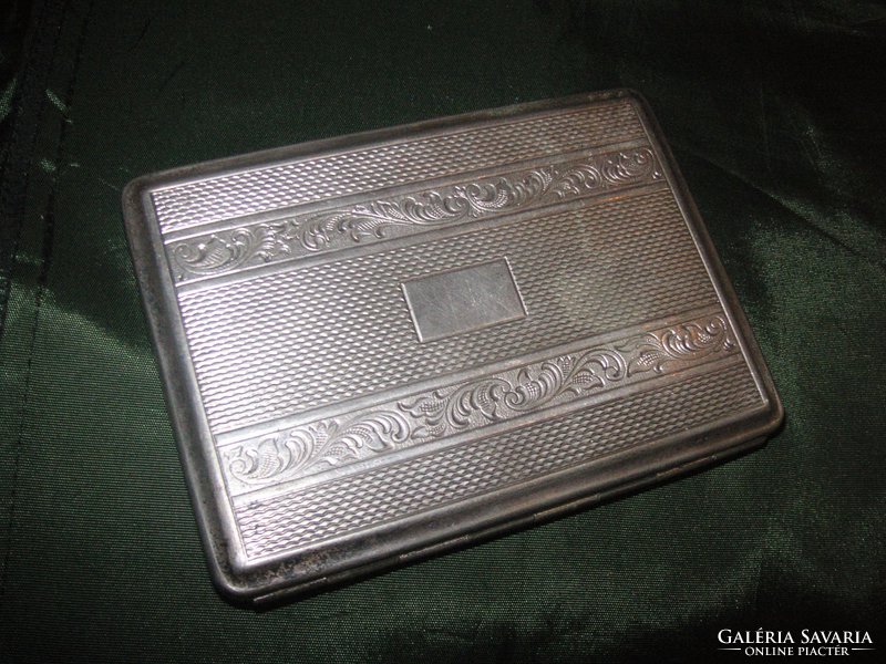 Silver-plated cigarette wallet