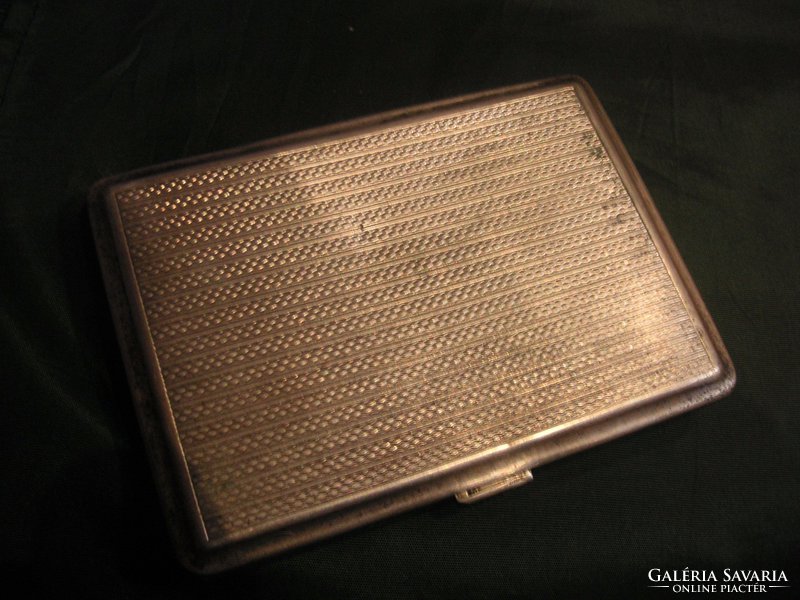 Silver-plated cigarette wallet