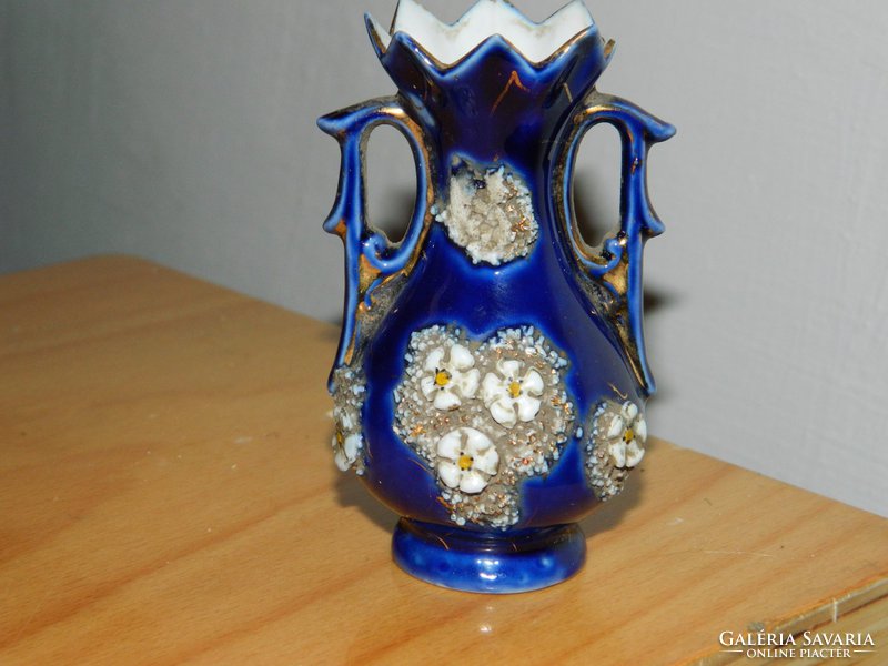 Antique cobalt small vase