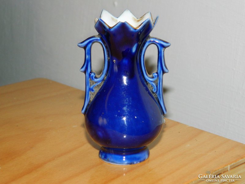 Antique cobalt small vase