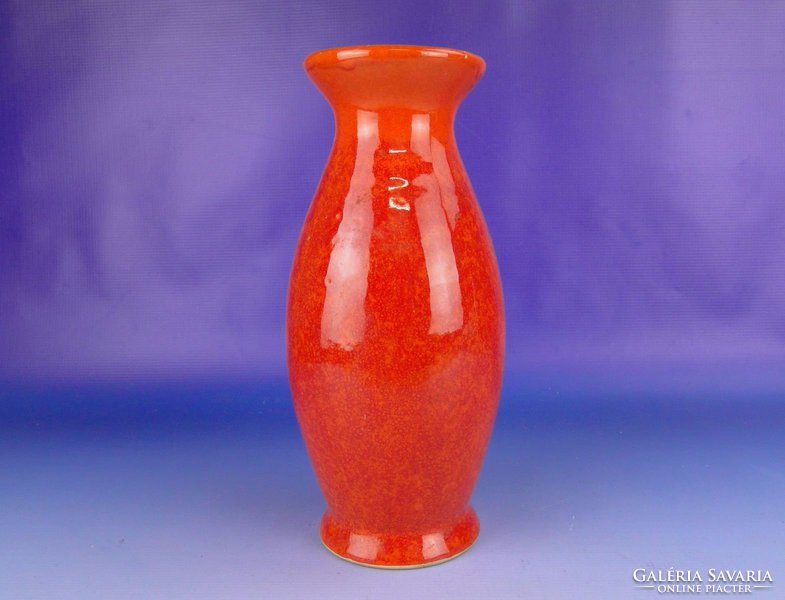 0F068 Régi iparművészeti retro kerámia váza 26 cm