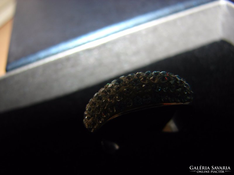  925 ezüst gyűrű  Swarovski kristályokkal díszített