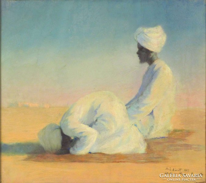 Bálint Rezső : Imádkozó arabusok 1927