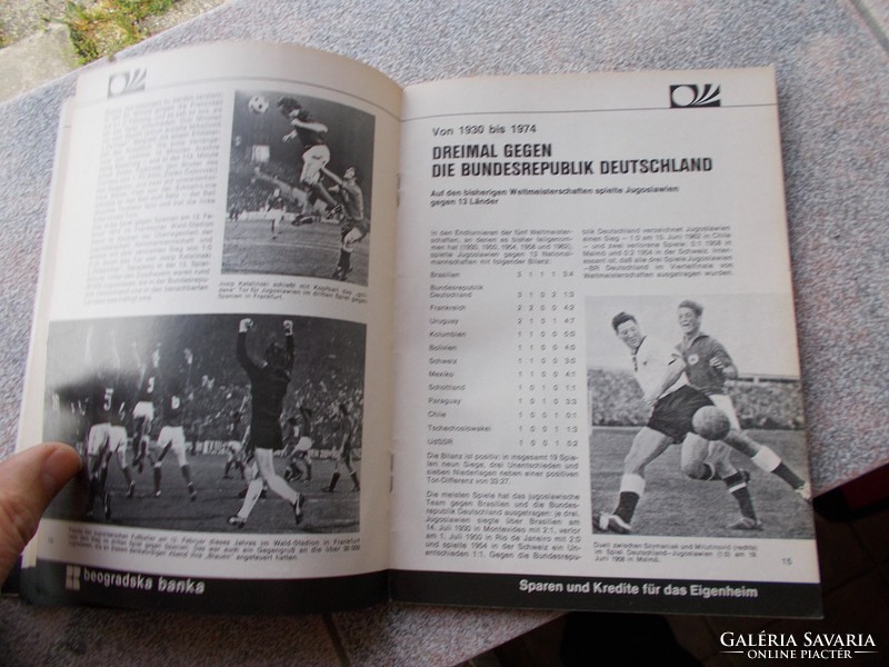 WM,1974.Frankfurt Jugoslavija foci reklam