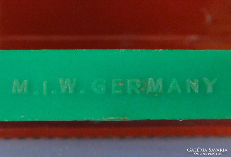 0F115 Retro német műanyag terepasztal épület 3db