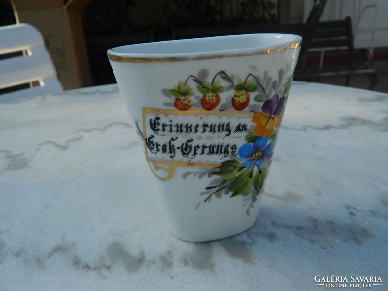 Old Austrian souvenir glass - cup