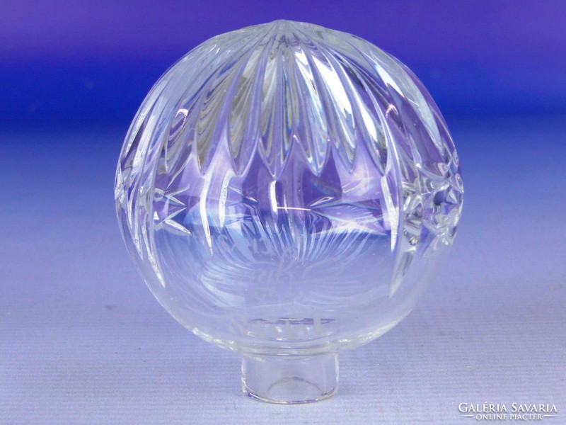 0F197 Jelzett Ajkai kristály üveg gömb dísz