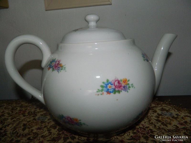 Zsolnay teapot with two cups from the beginning of the last century