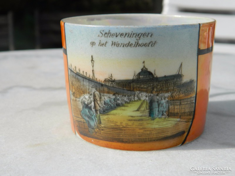 Antik teás csésze _ Scheveningen op het Wandelhoold -jelzett