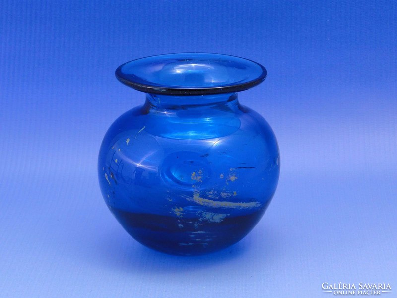 0C651 Jelzett művészi Mdina fújtüveg váza