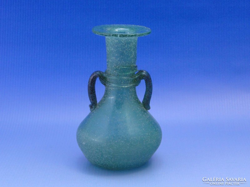 0C654 Gyönyörű művészi fújtüveg váza