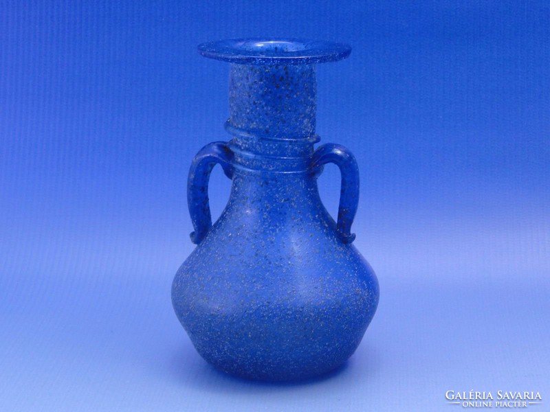 0C655 Gyönyörű művészi fújtüveg váza