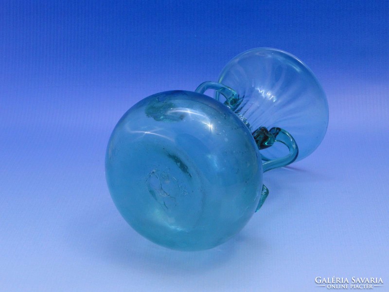 0C656 Gyönyörű művészi fújtüveg váza