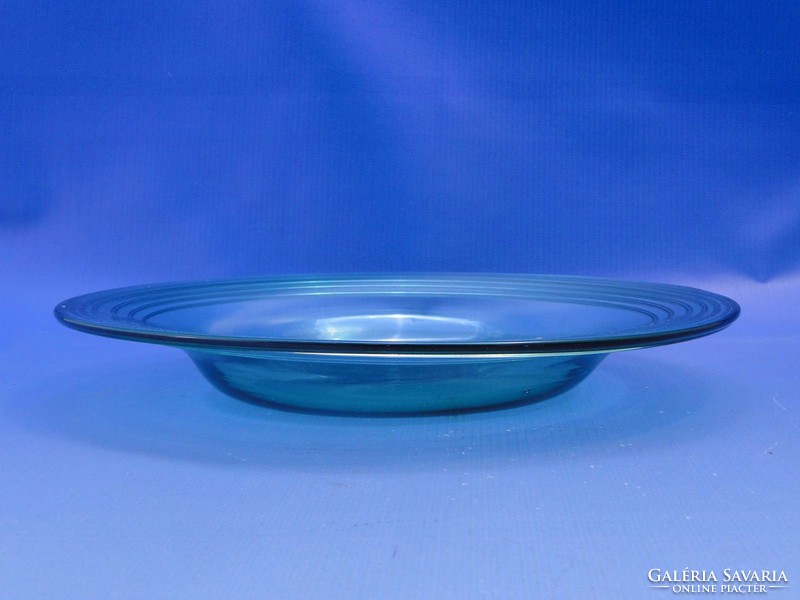 0C665 Művészi fújtüveg kínáló tányér