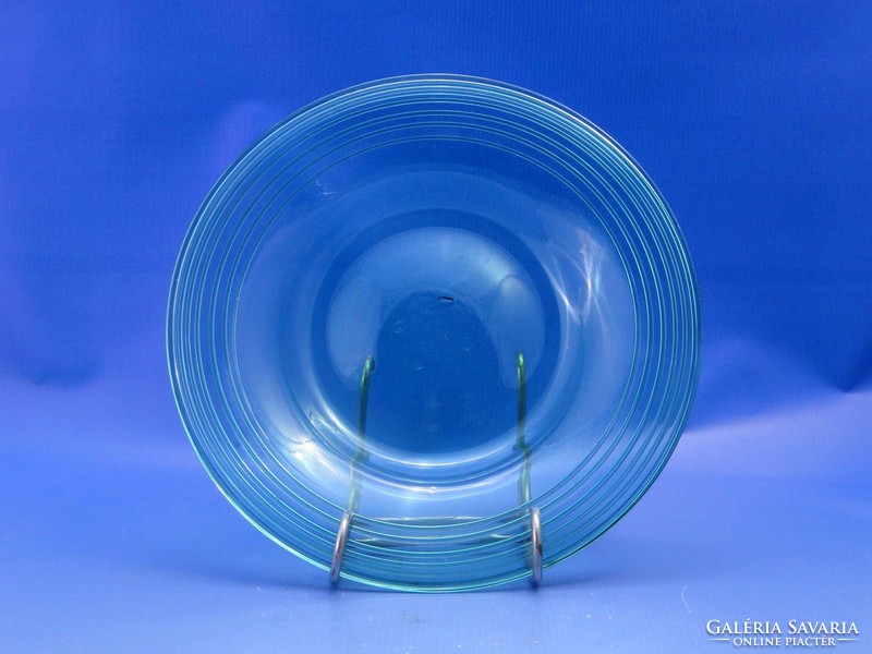 0C665 Művészi fújtüveg kínáló tányér