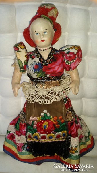 Antique Matyó doll