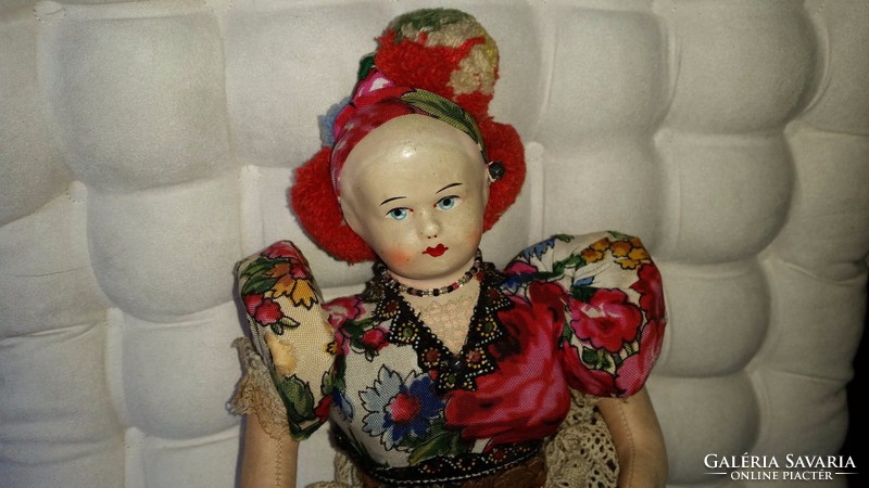 Antique Matyó doll